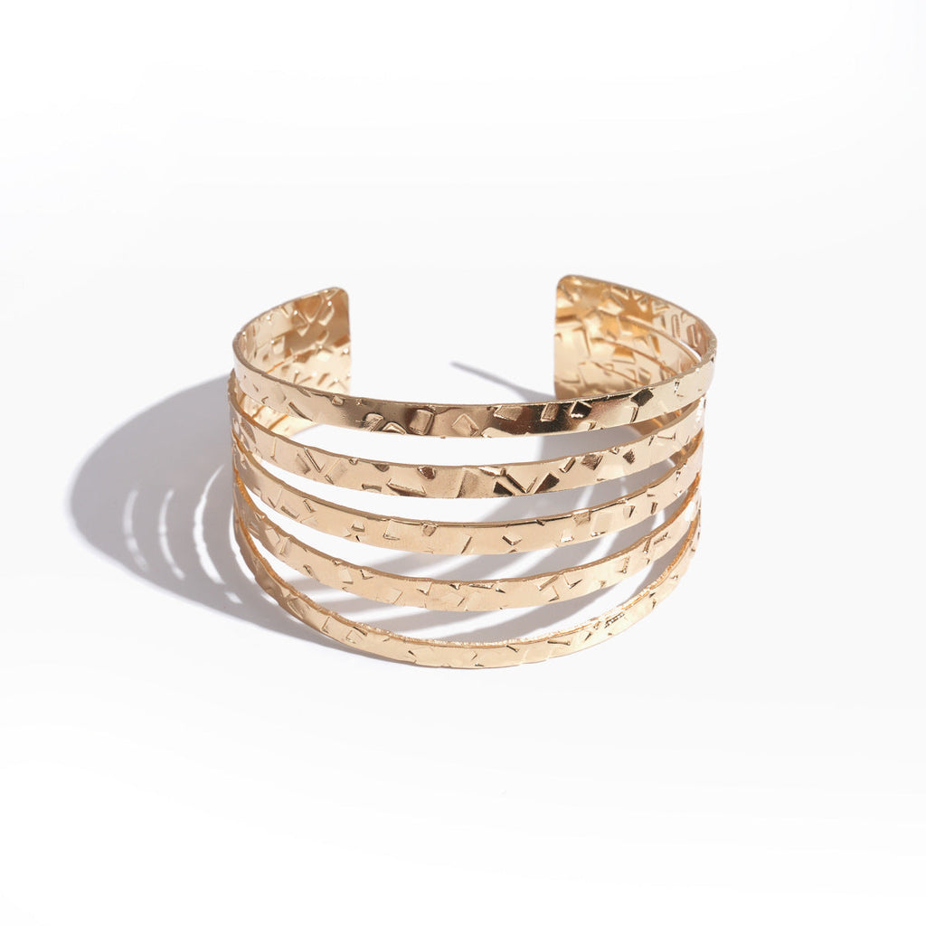 Hollow-out Open Bracelet
