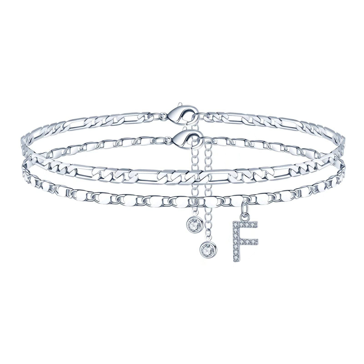 26-letter Double-layered Anklet