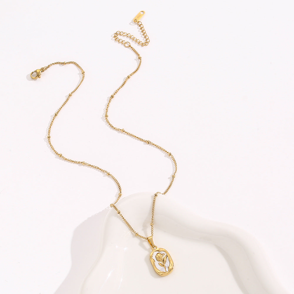 Flower Rose Necklace