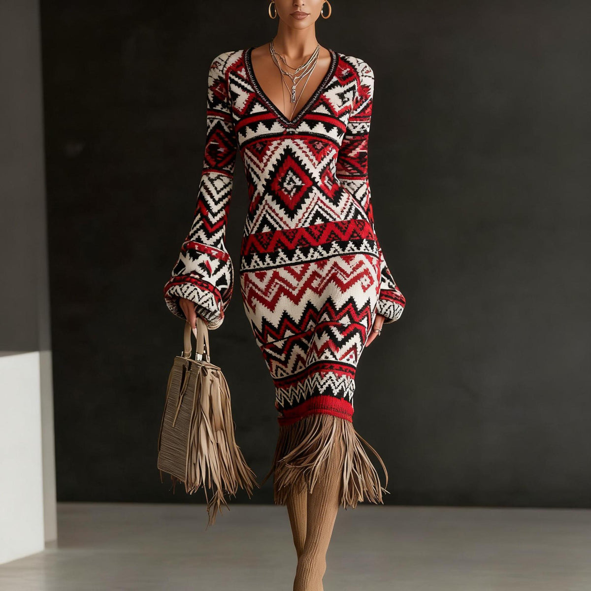 Creative Knitted Sweater Dresses