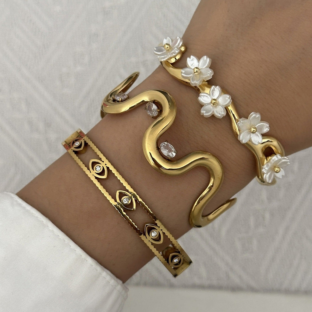 Oil-drop Snap Bracelet